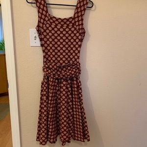 Effie’s Heart retro polka dot dress with pockets